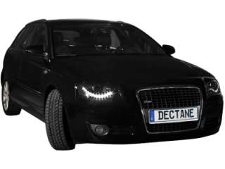 Audi A3 8P DRL LED Headlights Dayline black 1  