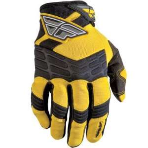  FLY RACING F16 MX OFFROAD GLOVES YELLOW/BLACK SM 