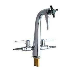 Chicago Faucets 1332 CP Chrome Laboratory Deck Mounted 
