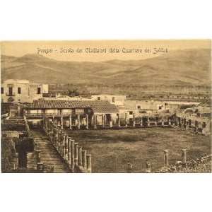  1920s Vintage Postcard School of Gladiators and District 