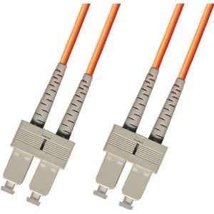  200M Multimode Duplex Fiber Optic Cable (50/125)   SC to 