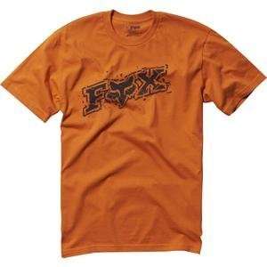  Fox Racing Youth Sledgehammer T Shirt   Small/Burnt Orange 