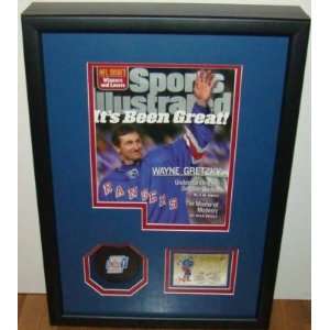  01 02 SPx Xcellence Wayne Gretzky SIGNED Display Sports 