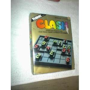  CLASH THINK Series 2 Player Strategy Game (1986 