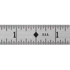  Adhesive Ruler 1 Wide, 1/16 Grads