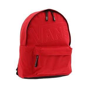 Vans Mohican Backpack in Red and Black 