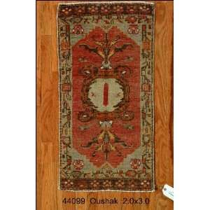    2x3 Hand Knotted Oushak Turkey Rug   20x30