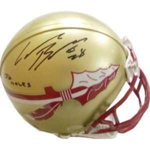   Booker Signed Seminoles Mini Helmet   Go Noles Sports Collectibles