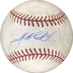 Josh Beckett Autographed Game Used Baseball Blue Jays at Red Sox 7 15 