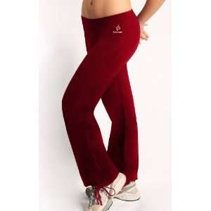   Yoga Loose Fit Pants, Size L, Color Deep Red 