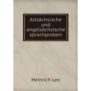  AltsÃ¤chsische und angelsÃ¤chsische sprachproben 