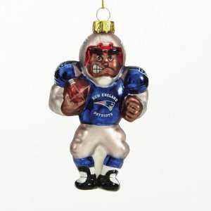   New England Patriots NFL Glass Player Ornament (5 African American