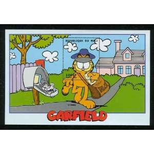    Garfield Souvenir Sheet RARE Mali Stamps 1049 