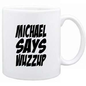  Mug White Michael says wuzzup Urbans