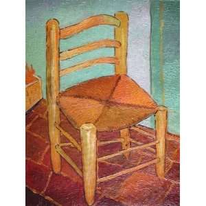   inch Van Gogh Painting Vincents Chair with His Pipe