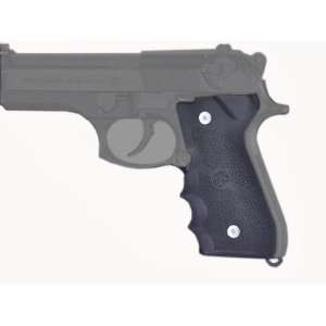 Hogue Rubber Grip Beretta 92/96 Series Grip with Finger Grooves 