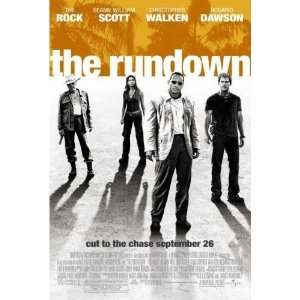  THE RUNDOWN Movie Poster   Flyer   11 x 17 Everything 