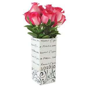  Personalized Cursive Wedding Vase