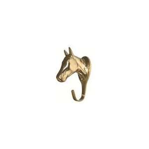  Solid Brass Horsehead Bridle Hook