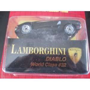  Lamborghini Diablo (black) Matchbox World Class Red Card 