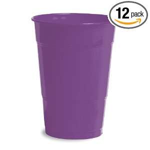  Creative Converting Premium 12 Ounce. Plastic Cups, Purple 
