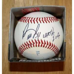  Bill Lee Autographed MLB Baseball Signed Red Sox 