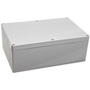BUD Industries PN 1340 Polycarbonate NEMA 4x Box, 9 7/16 Length x 6 