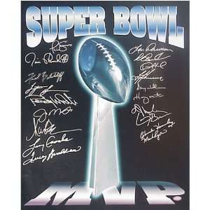   Extras Mounted Memories Super Bowl MVP Collectible Photo ( NFL Extras