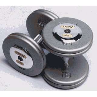  Troy Barbell HFD 140C Pro Style Dumbbell With Chrome End 
