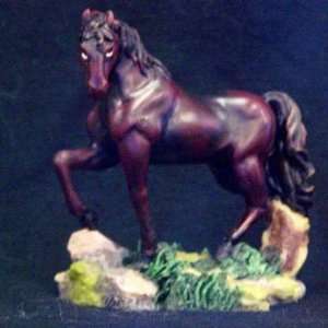  Brown Bay Horse Statue 