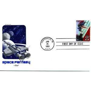  Space Fantasy First Day Of Issue Stamps Envelope 