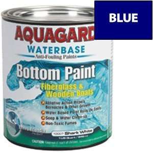  New AQUAGARD WATERBASED BOTTOM PAINT QUART BLUE   38700 