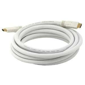  HDMI Cables HDMI Cable,High Speed,White,15ft.,24AWG 