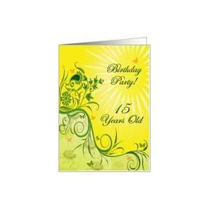  15 birthday party invitation card Card Toys & Games
