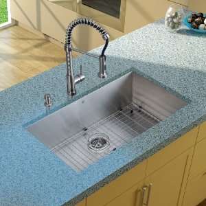  Vigo VG15076 Undermount Stainless Steel Kitchen Sink 