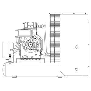  Delfield T40CU Air Cooled Remote Condensing Unit for 