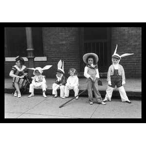    Vintage Art Cotton Carnival Rabbits   19811 7