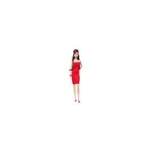  Barbie Basics Exclusive Red Dress Brunette #03 Toys 