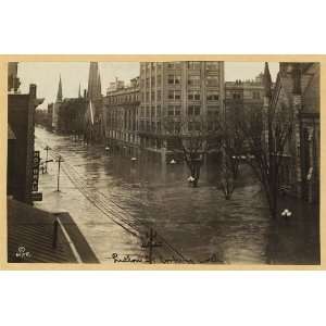   St,flood waters,natural disasters,Dayton,OH,1913