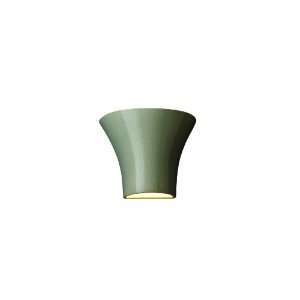 Ambiance Open Top and Bottom Small Round Flared Wall Sconce Finish 