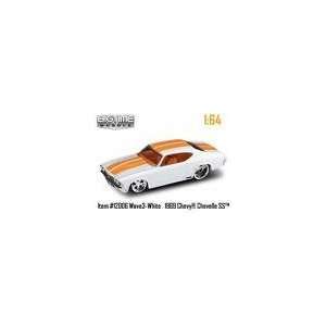   White 1969 Chevy Chevelle SS 164 Scale Die Cast Car Toys & Games