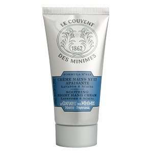 Le Couvent des Minimes Soothing Night Hand Cream, Lavender & Acacia, 1 