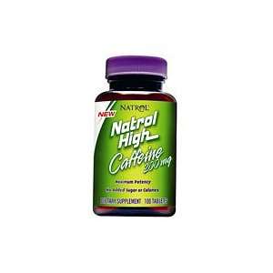  Natrol High Caffeine 200mg Tablets, 100 Count Health 