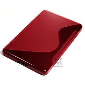  Case Star ® Red TPU (soft gel) wave pattern case/cover 