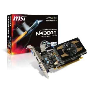 MSI nVidia GeForce GT430 OC 1 GB DDR3 VGA/DVI/HDMI Low profile PCI 