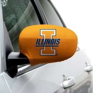  NCAA Illinois Side Mirror Cover   Set of 2   Size Large 