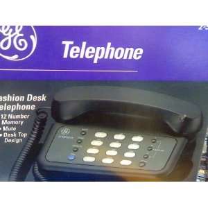  GE Fashion Desk Telephone Black Electronics