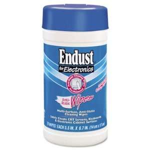  Endust® Antistatic Premoistened Wipes for Electronics 