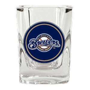  Milwaukee Brewers Square Shot Glass   2 oz.(12 Pack 