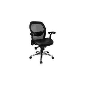   with Black Italian Leather Seat and Knee Tilt Control